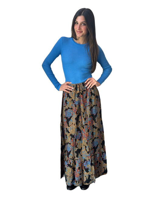 alist One Tiered Maxi Skirt
