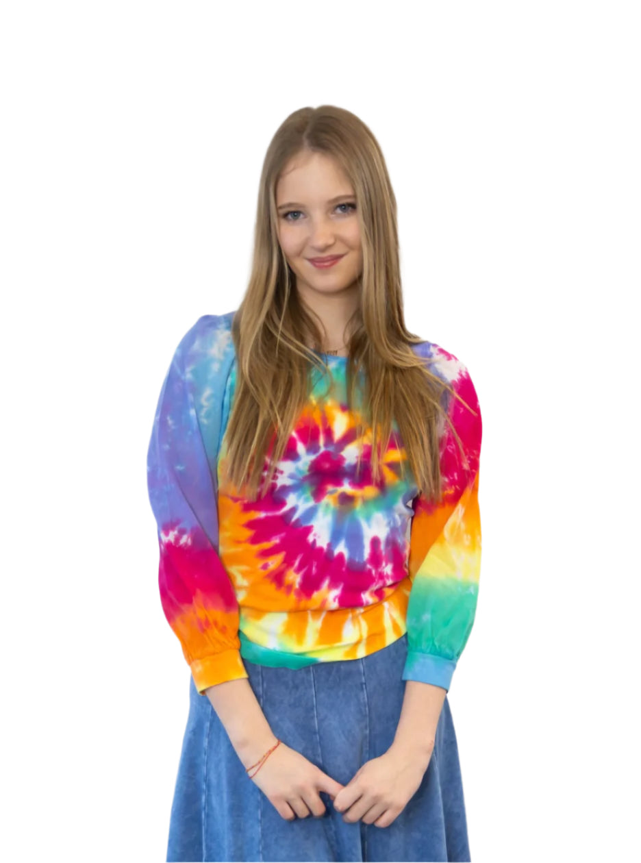 Hardtail 3/4 Bubble Sleeve Tie-Dye – alist100