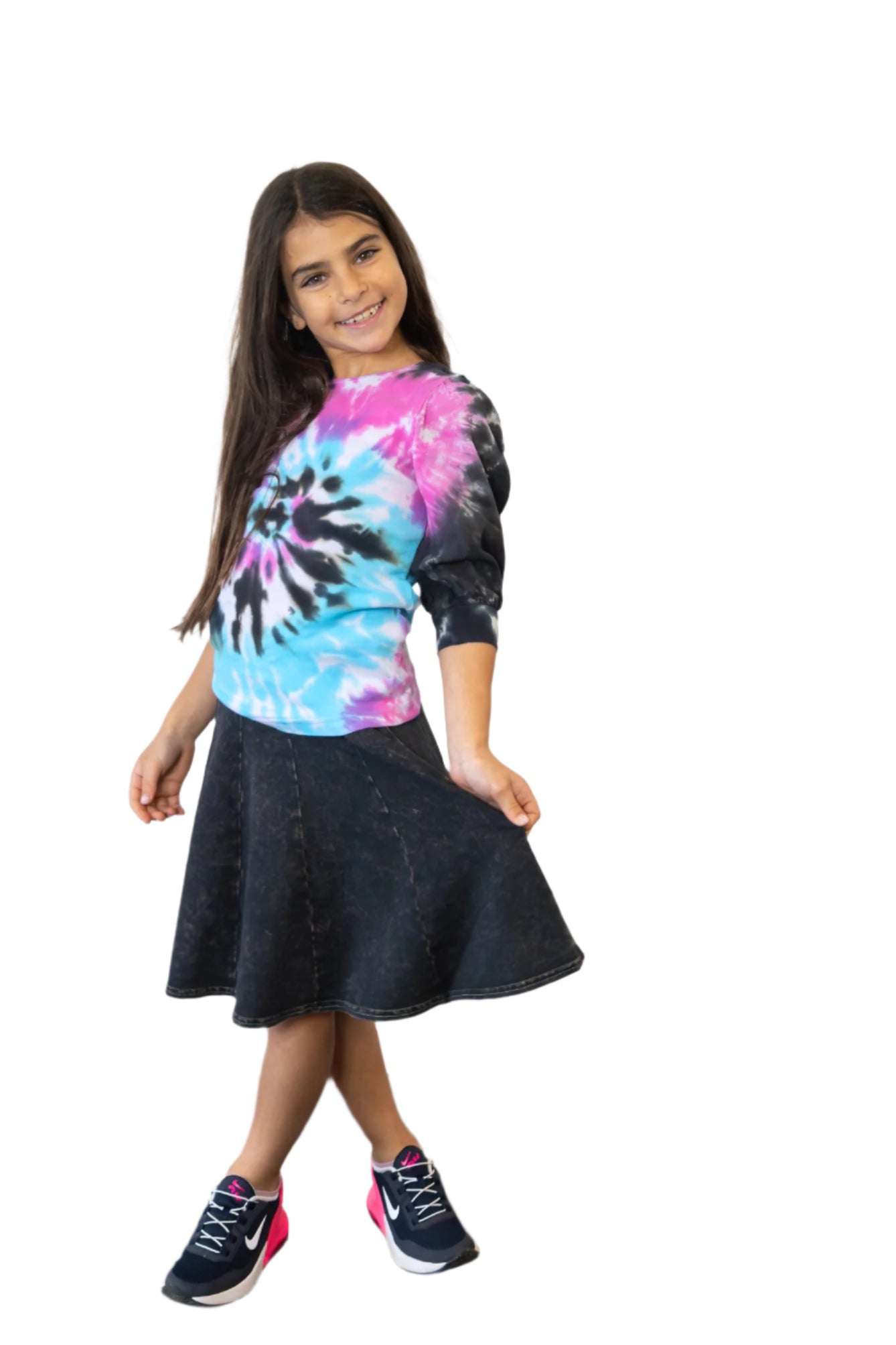 Kids Fit 'N Flare Skirt Denim – alist100