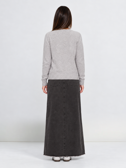 AList Front Pocket Denim Skirt