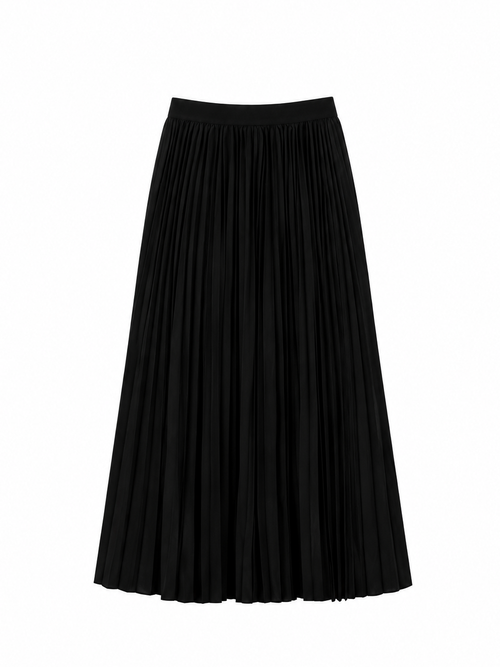 AList Pleated Skirt in Black