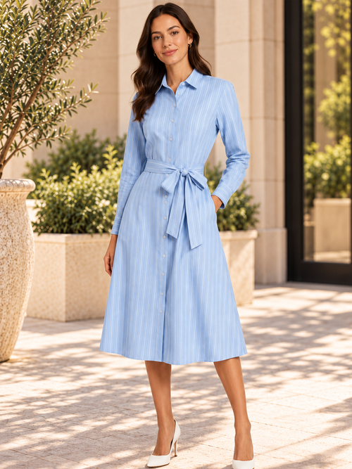 AList Ulitimate Midi Shirt Dress