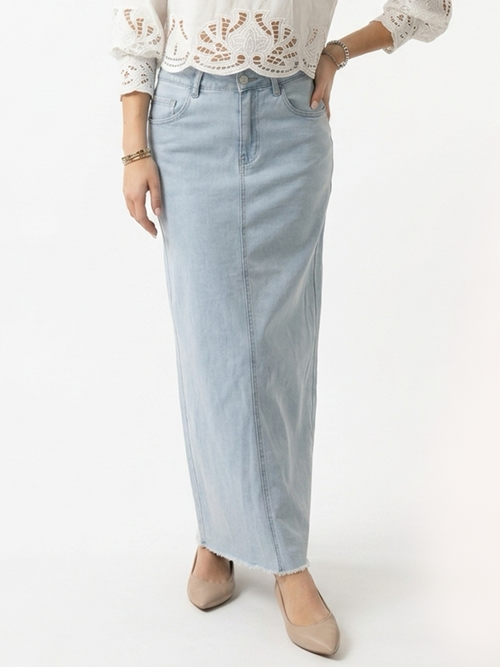 Alist Light Denim Maxi
