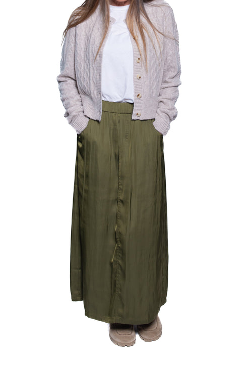 Lola and Sophie Satin Skirt