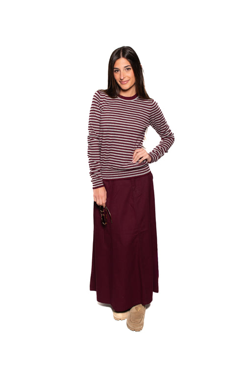 Lilla P Seamed Maxi Skirt