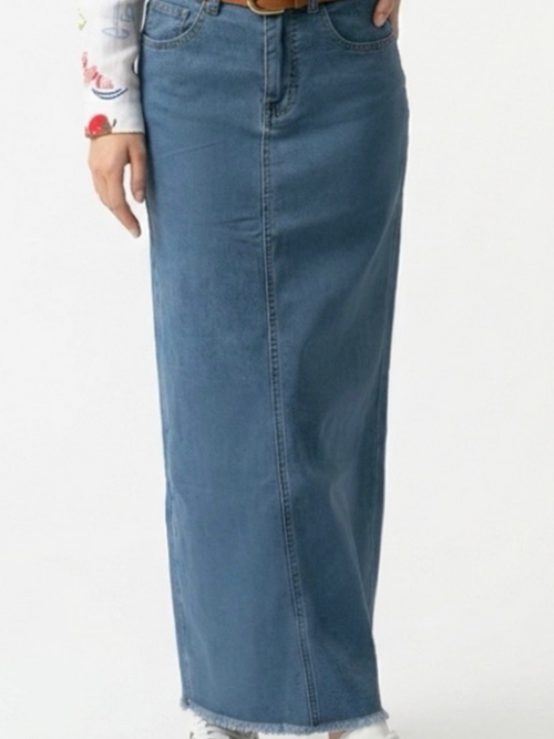 Alist Blue Demin Maxi