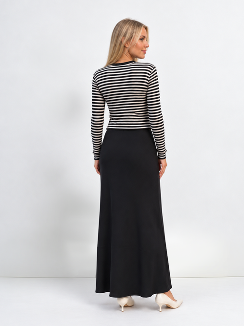 Bella Dahl Maxi Skirt - Black