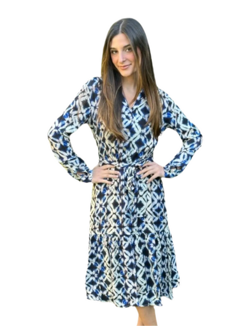 Alist Single Tier Button Down Midi Dress