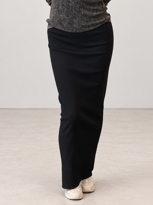 Hardtail Ribbed Maxi Skirt
