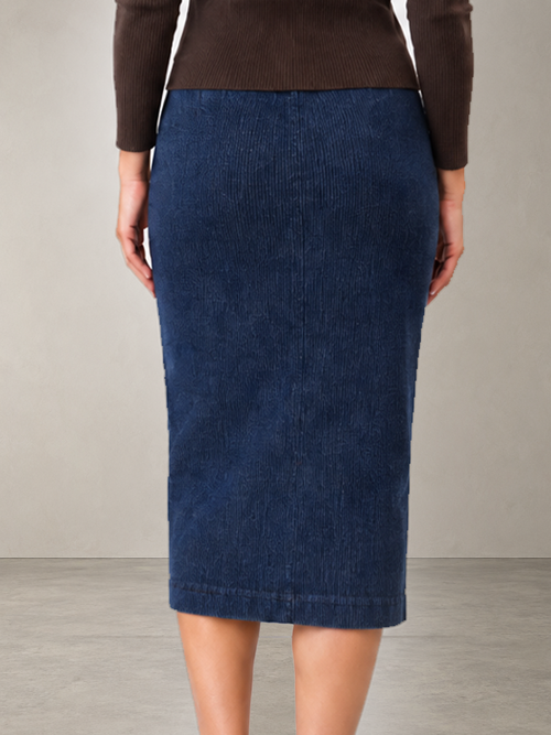 Hardtail Ribbed Midi Skirt
