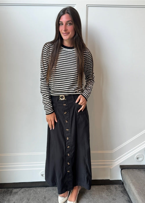 Favorite Daughter A-Line Button Down Skirt