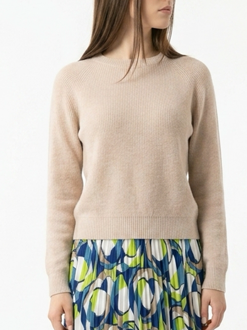 Kokun Crew Sweater in Sand