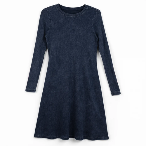 Midi Knit Ribbed Dress