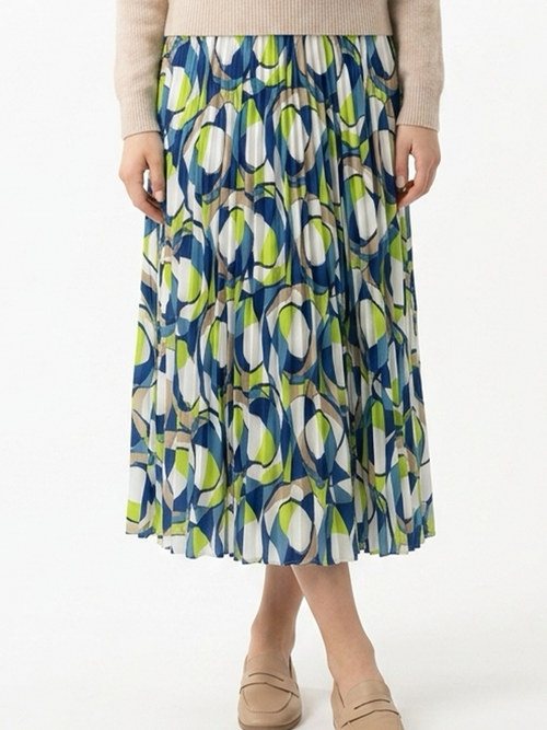 Alist Pucci Pleated Skirt