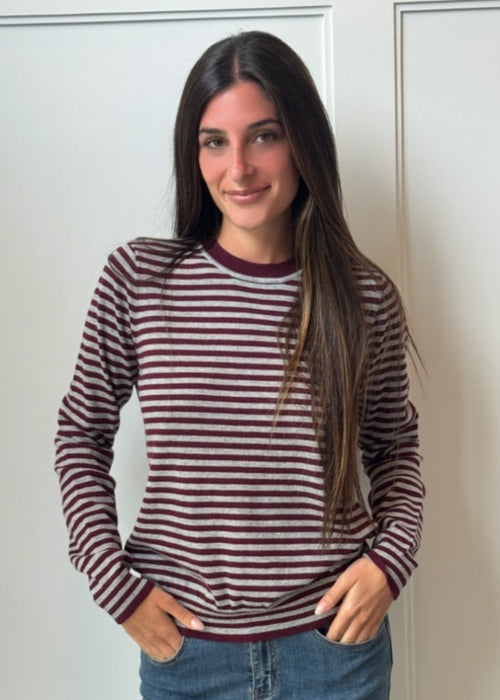 Supima Cotton Striped Sweater