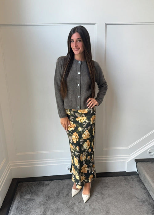 Favorite Daughter Printed Slip Skirt
