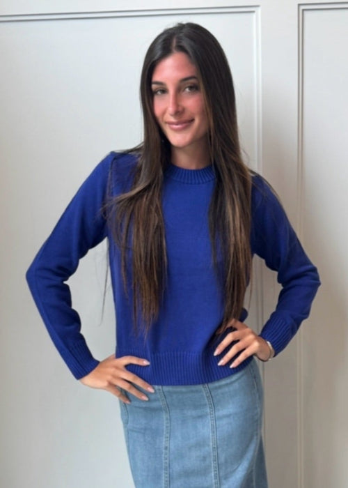Kokun Cotton Flat Knit Sweater