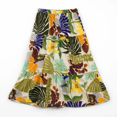 AList Three Tiered Maxi Skirt