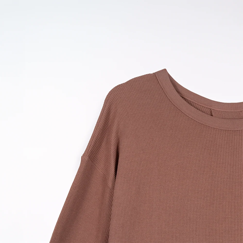 Long Sleeve Waffle Shirt
