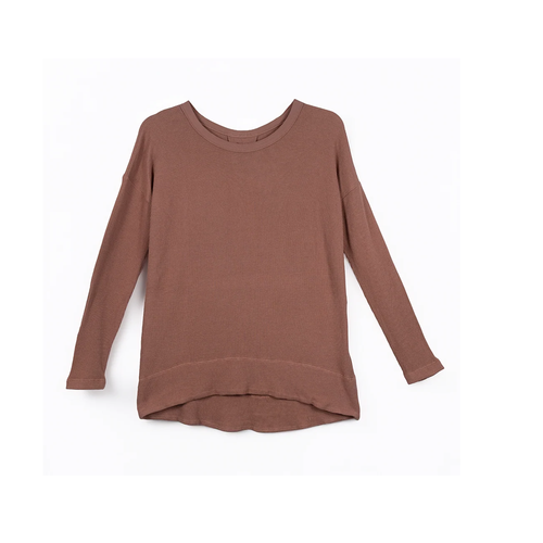Long Sleeve Waffle Shirt