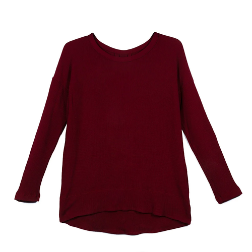 Long Sleeve Waffle Shirt