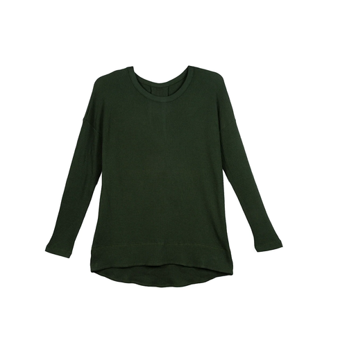 Long Sleeve Waffle Shirt
