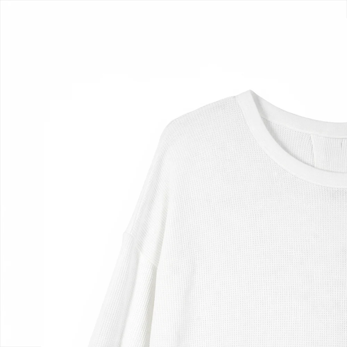 Long Sleeve Waffle Shirt