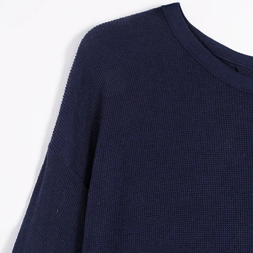 Long Sleeve Waffle Shirt