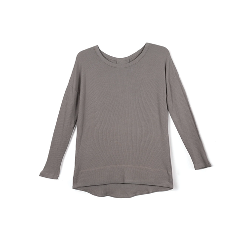 Long Sleeve Waffle Shirt
