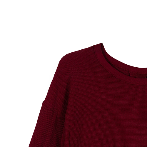 Long Sleeve Waffle Shirt