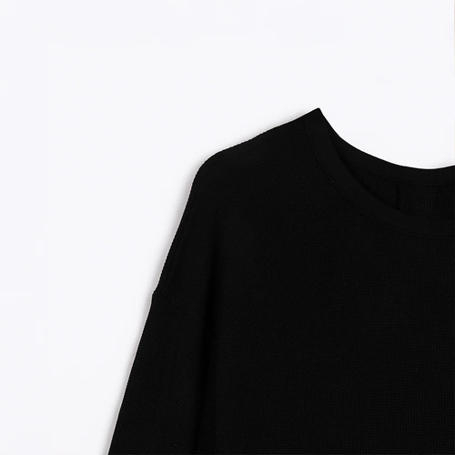 Long Sleeve Waffle Shirt