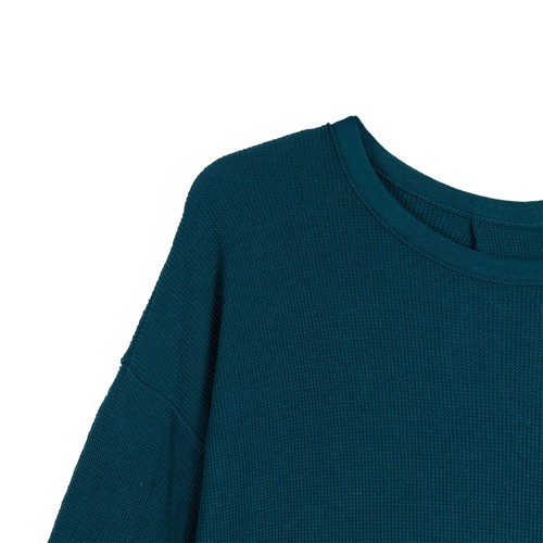 Long Sleeve Waffle Shirt
