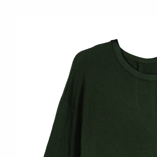 Long Sleeve Waffle Shirt