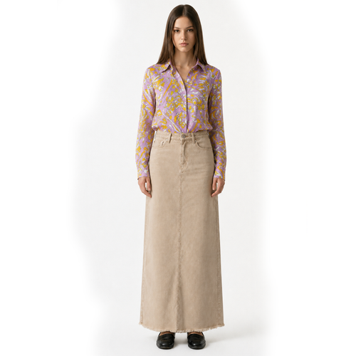 AList Long Sleeve Button Down Blouse