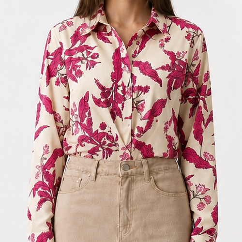 AList Long Sleeve Button Down Blouse