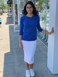 Ribbed Midi Skirt